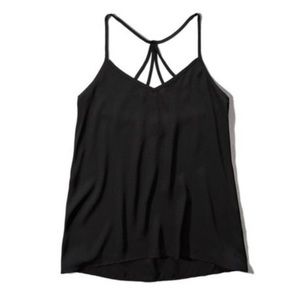 Abercrombie & Fitch black strappy tank top!